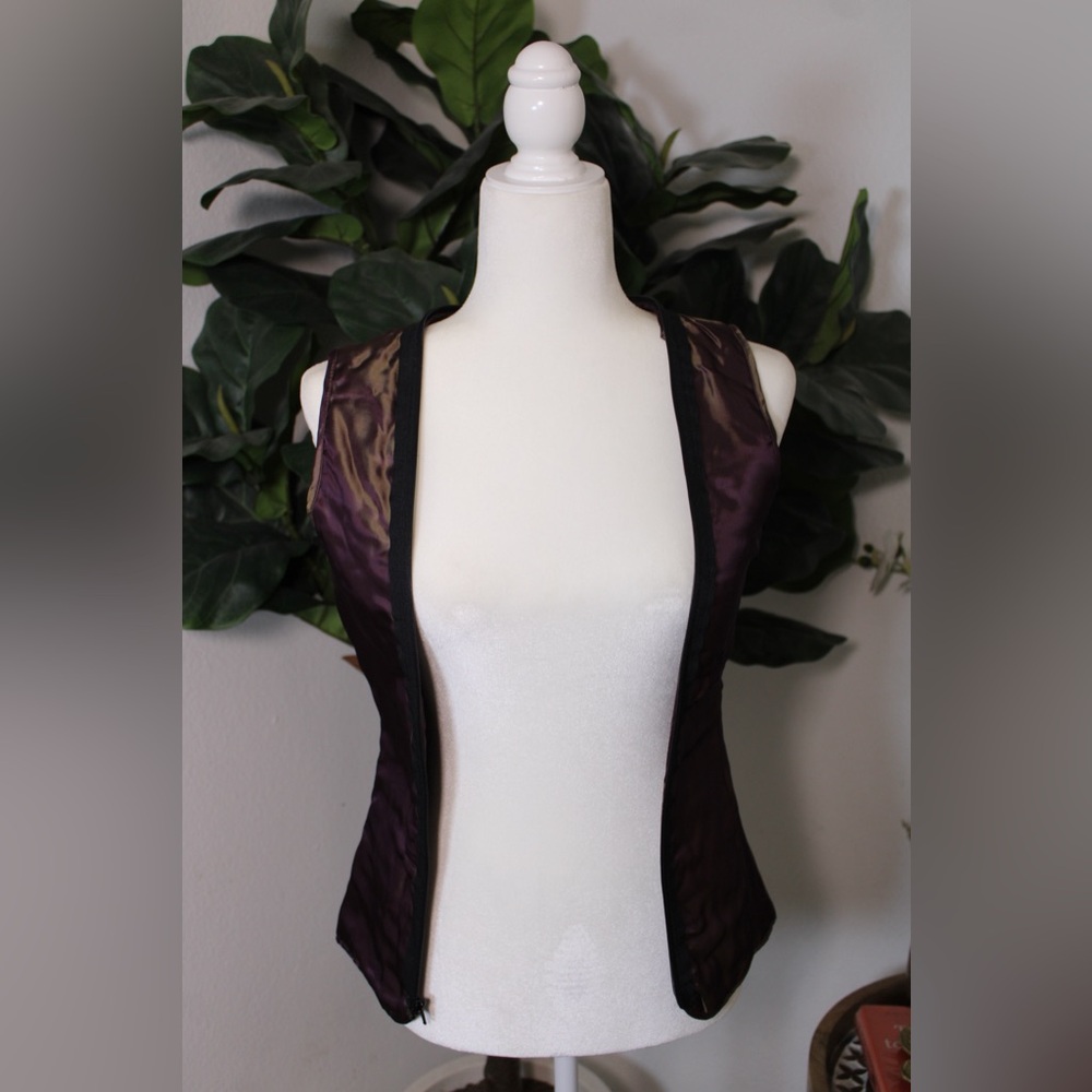 NICOLE MILLER Y2K Black Genuine Leather Coat Car Jacket (Detachable Liner) - Picture 8 of 17